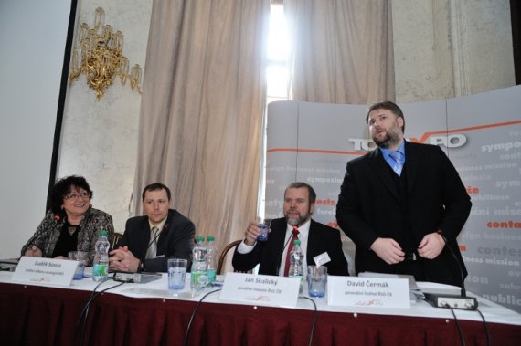 přednášející prvního bloku konference