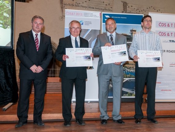 Titul ČDS 2013 z rukou ministra dopravy pro EUROVIA CS
