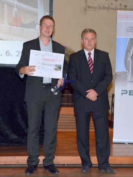 Titul ČDS 2013 z rukou ministra dopravy pro VARS Brno