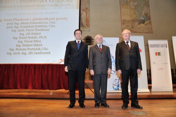 zleva  prof. Šimadl, Hrdlička, Havlíček