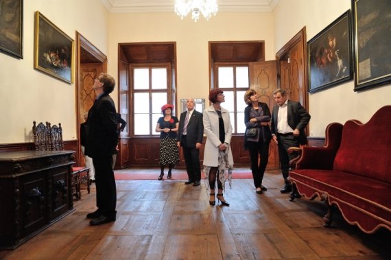 interiéry Velkopřevorského paláce 