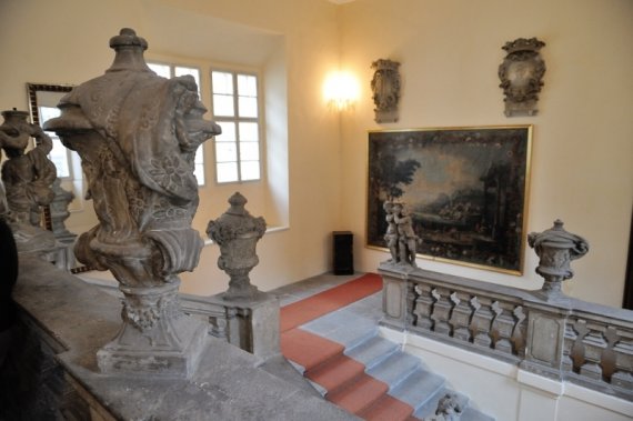 slavnostní schodiště Velkopřevorského paláce