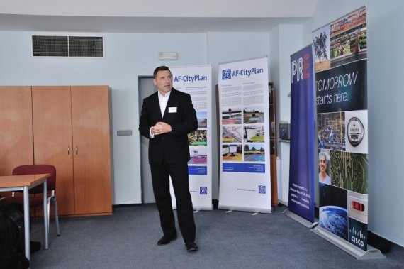 Jan Los, obchodní ředitel, CISCO SYSTEMS s.r.o., během své prezentace II.