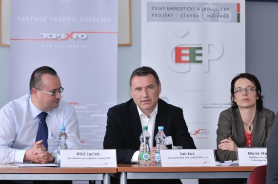 Jan Los, obchodní ředitel, CISCO SYSTEMS s.r.o., během diskuse