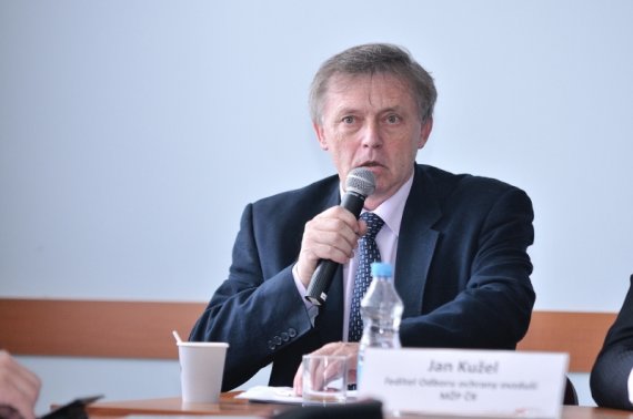 Jan Kužel, ředitel Odboru ochrany ovzduší, MŽP ČR při slavnostním zahájení