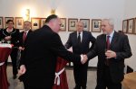 prof. F. Hrdlička vítá generálního sekretáře ST. GOBAIN Tomáše Rosáka