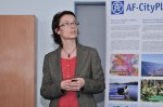 Marie Stehlíková, Oddělení rozvojových aktivit, Technologická agentura České republiky, během prezentace