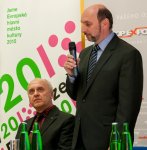 prorektor ZČU v Plzni Jaroslav Dokoupil a děkan FEL Jiří Hammerbauer