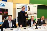 zleva: Josef Hendrych - SŽDC, František Kubeš - MMR ČR, Vladislav Smrž - MŽP ČR , Eduard Muřický - MPO ČR 