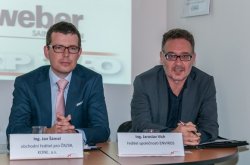 Jan Šámal (KONE) a Jaroslav Vích (ENVIROS)